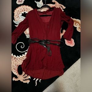 Isabel Marant burgundy tunic size FR38